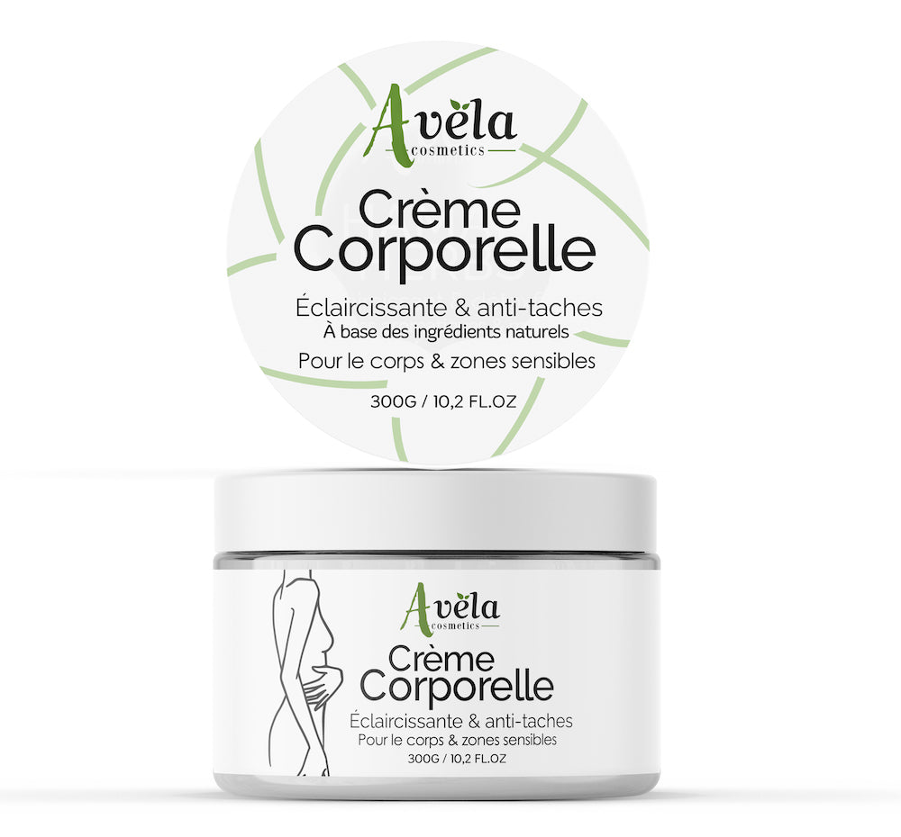 Crème corporelle éclaircissante